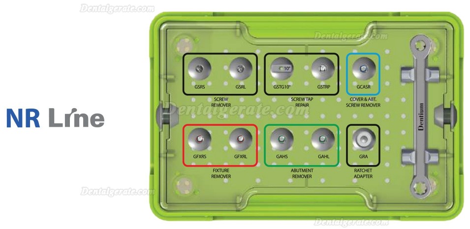 Dentium XIP HILFE Kit Implantatbefestigung Kit zum Entfernen gebrochener Schrauben
